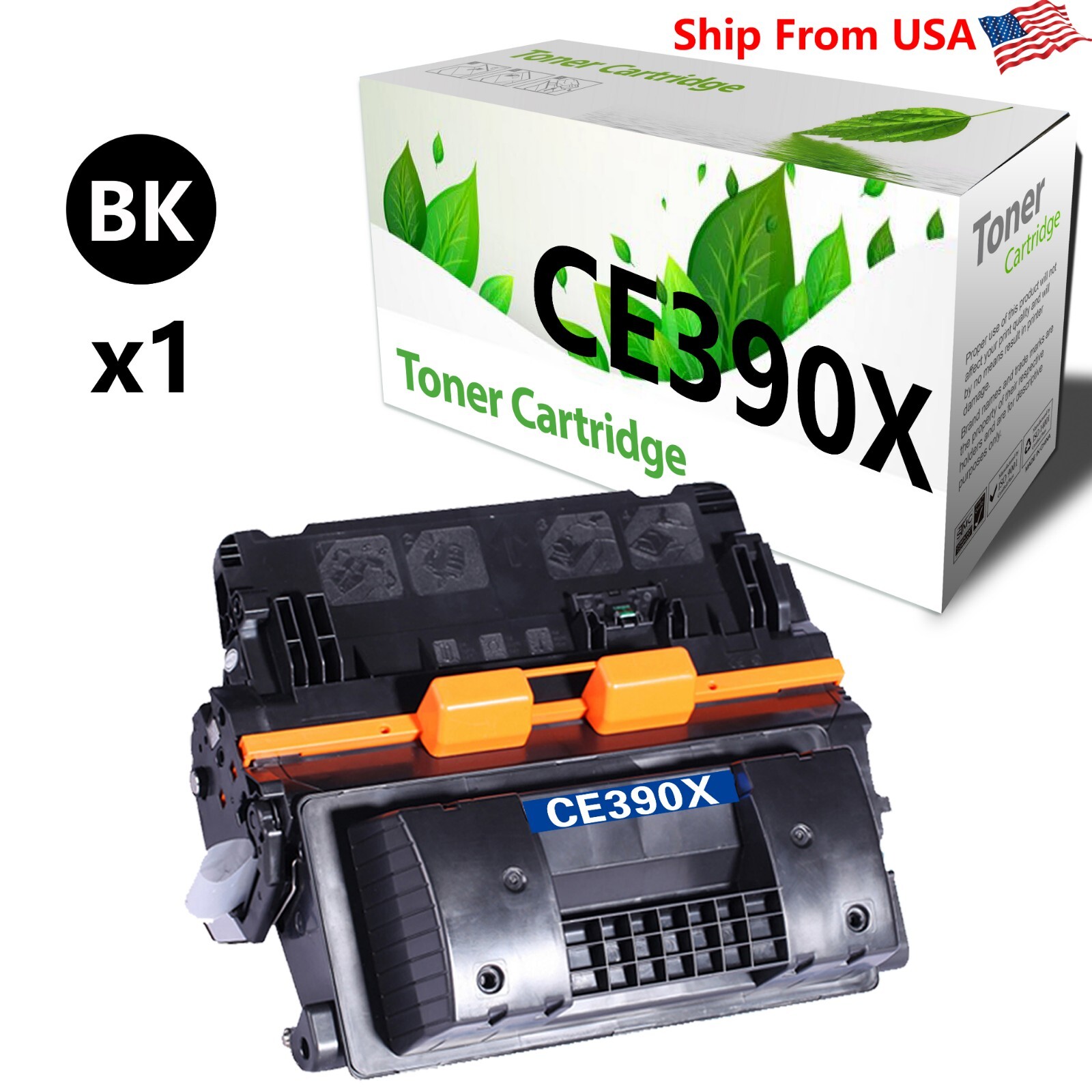 1-Pack 90X CE390X Toner Cartridge Work With M603xh Printer