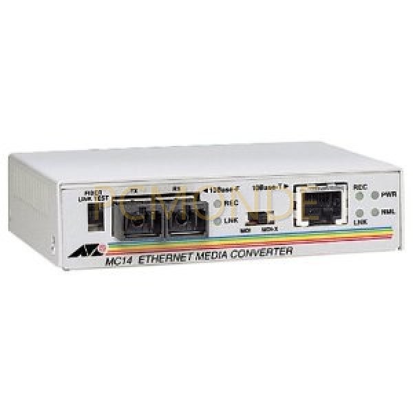 Allied Telesyn Centrecom Mc14 Utp/Fiber Sc 10MBPS Media Converter
