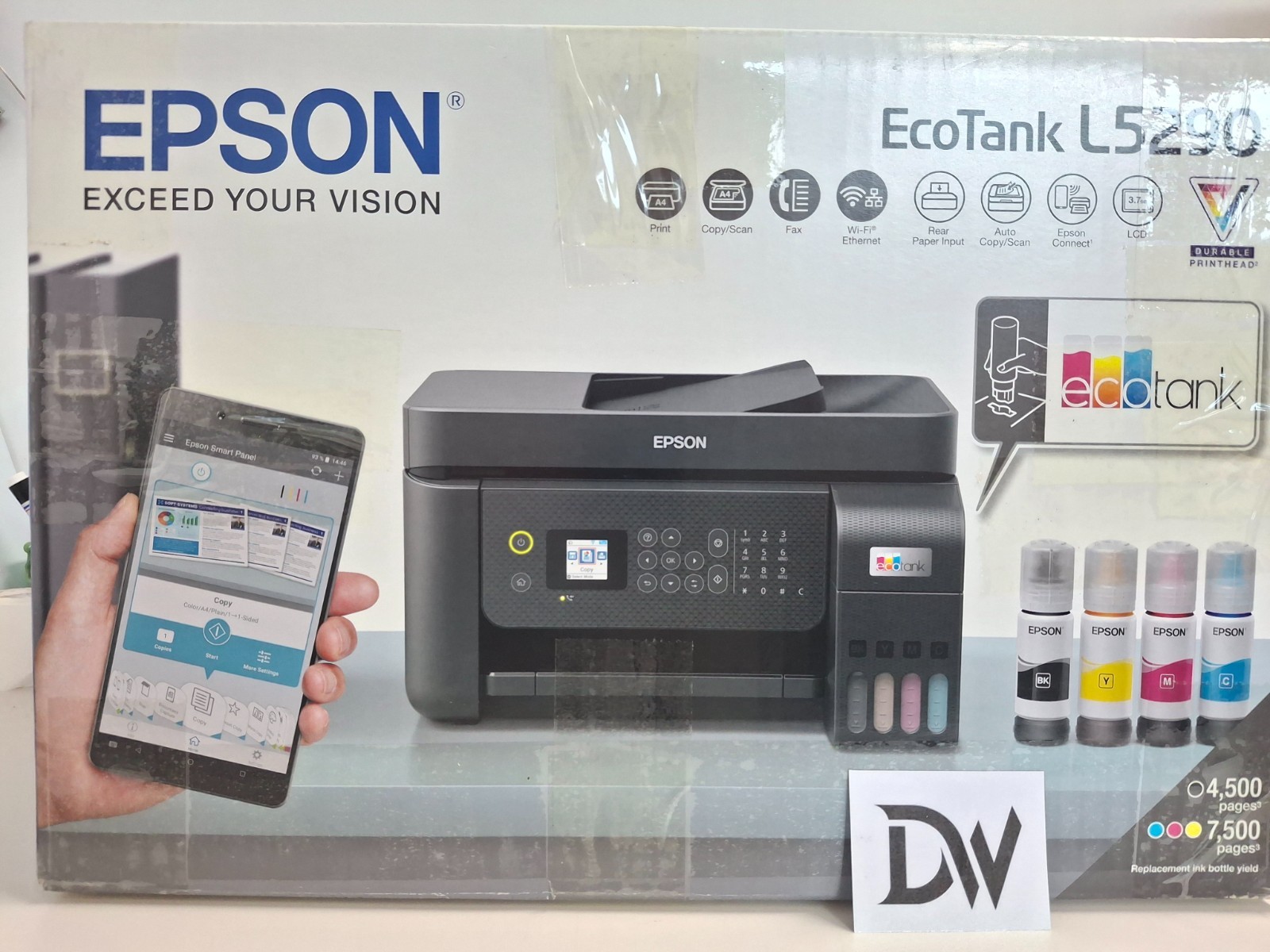 All-in-One Printer Epson L5290 Ink Tank Wi-Fi with ADF 100-240V/Express/Genuine