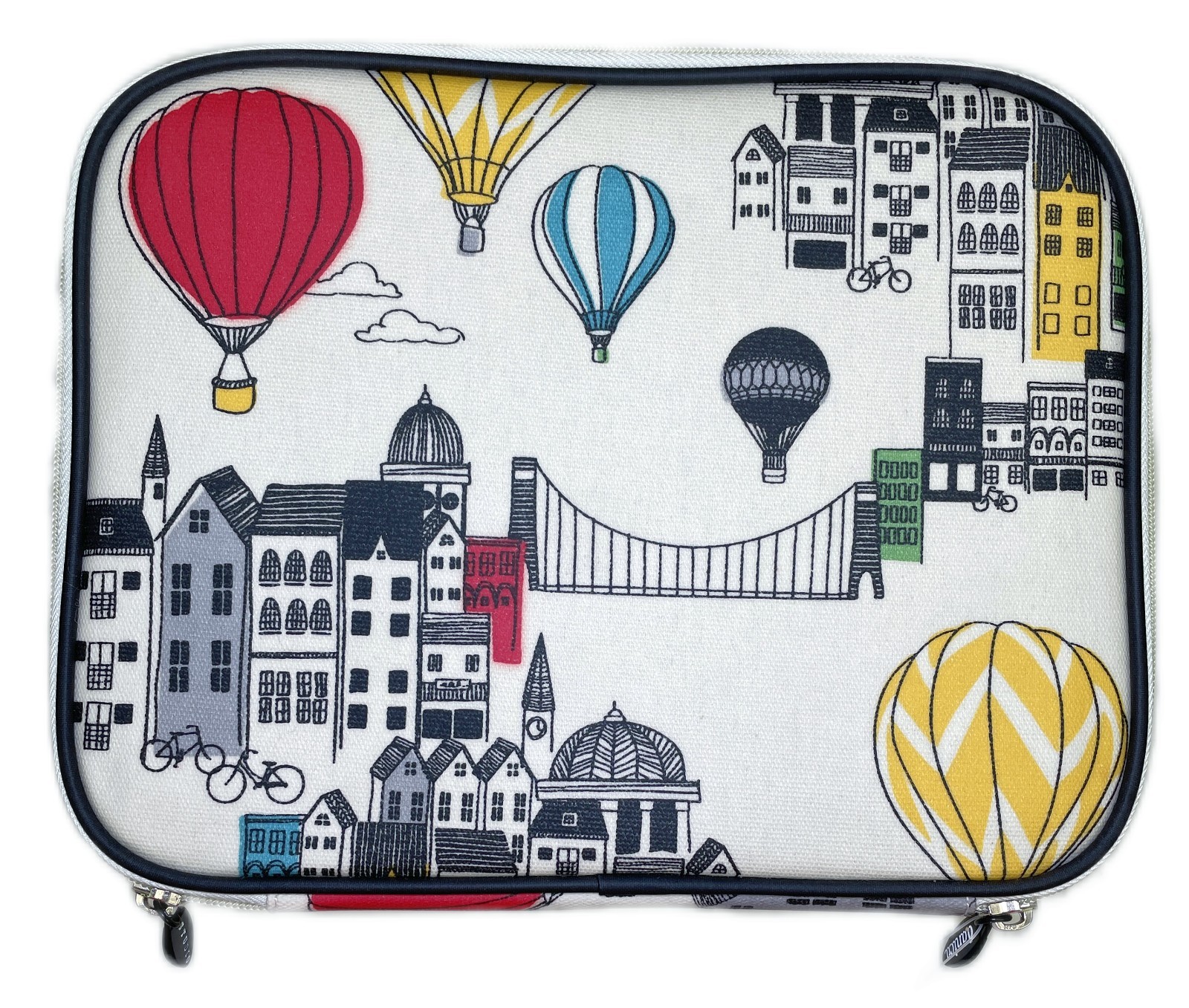 Hot Air Balloon Danica Studio iPad Holder Padded Sleeve Panorama 10”x 7.5”