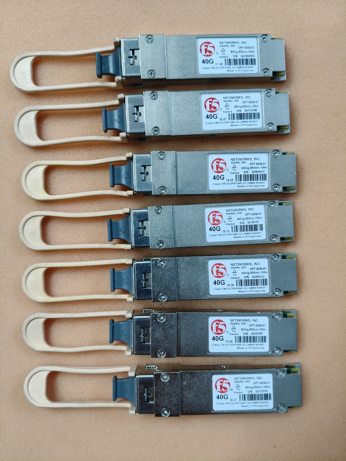 F5 OPT-0036-01 40GBASE-SR4 QSFP+ 850nm MPO MMF