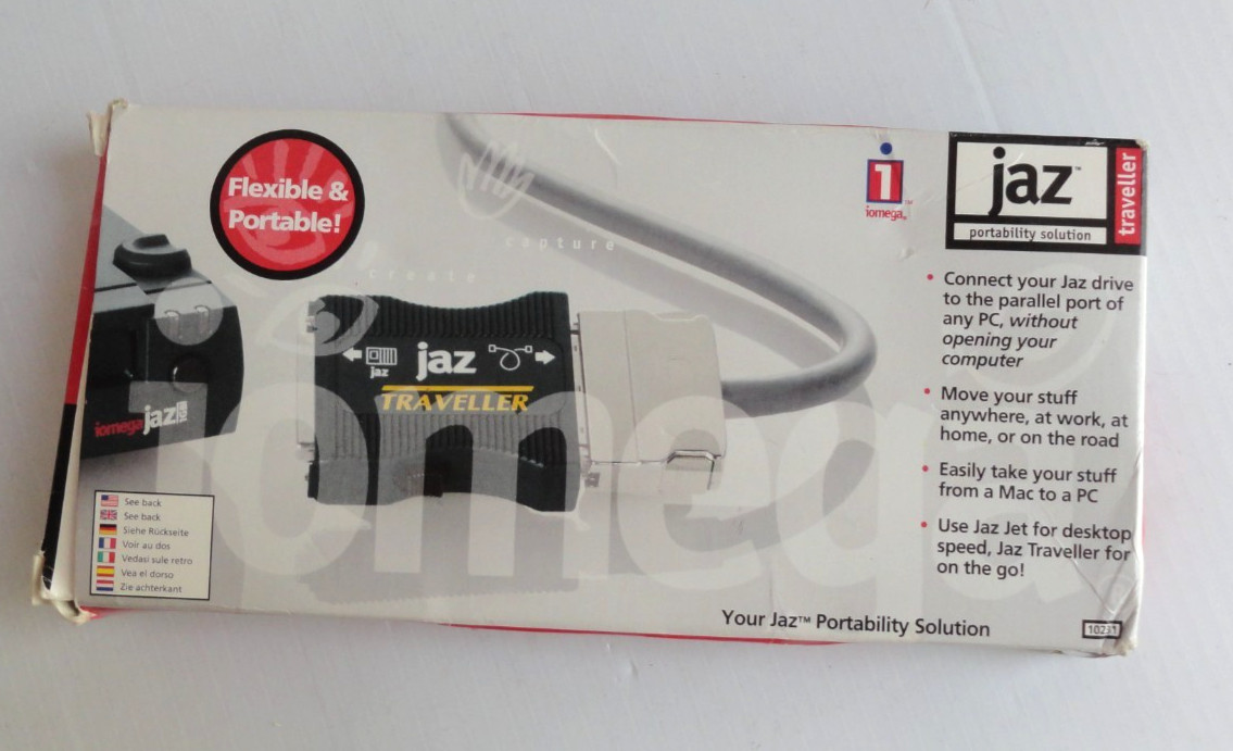Iomega Jaz Traveller SCSI to Parallel Adapter
