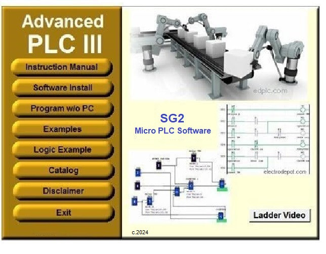 PLC Programing Software Ladder & Logic Block Automation Runtime w Examples HMI