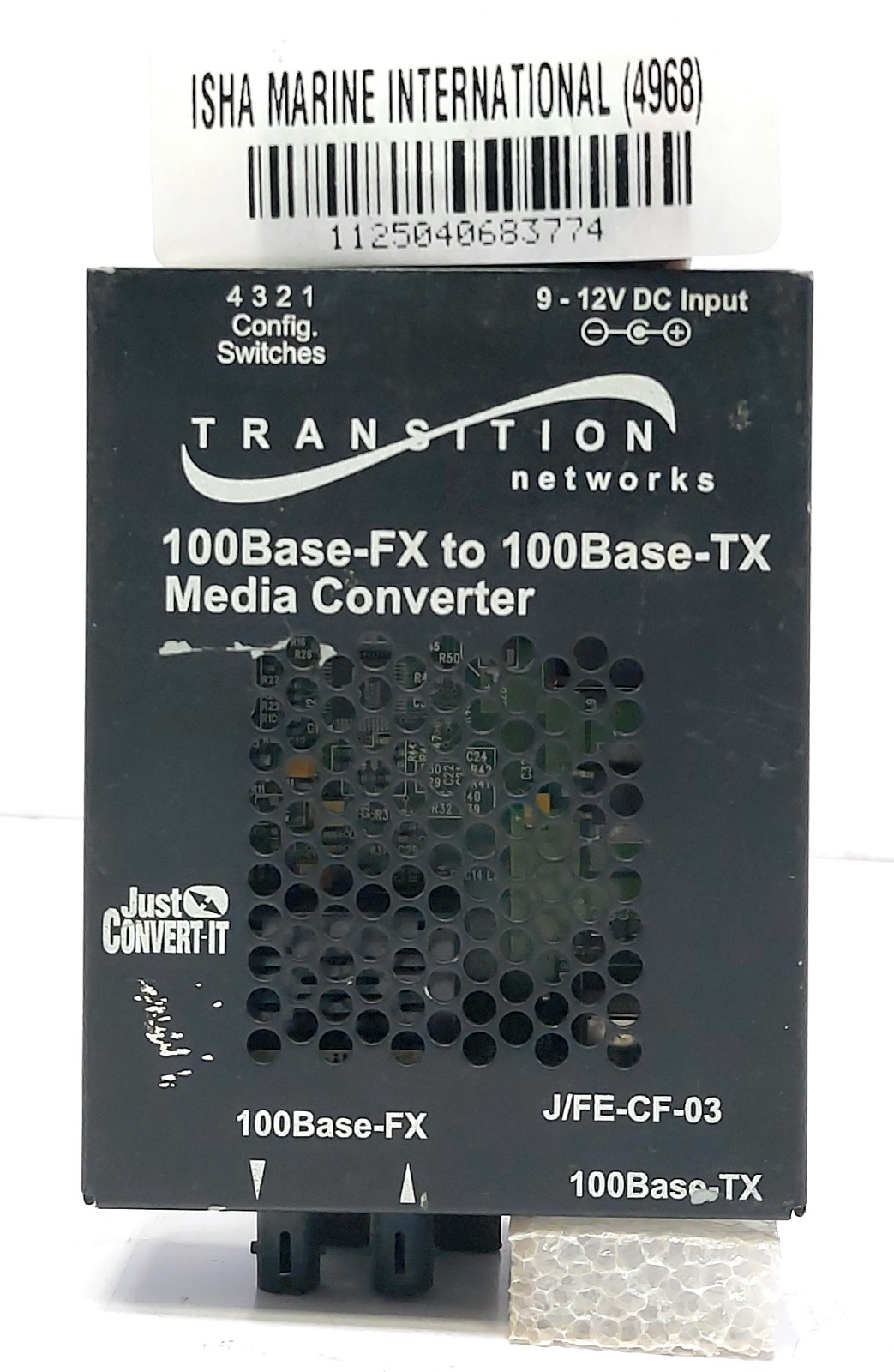 Transition network J/FE-CF-03 100Base-FX to 100Base-TX