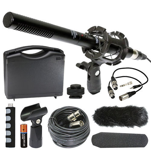 Canon EOS 70D 80D Digital Camera External Microphone Vidpro XM-55 13-Piece Kit