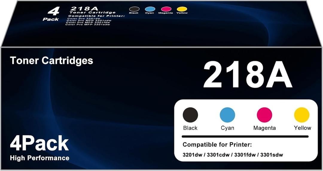 218A Toner Cartridges Replacement Compatible for HP 218 A HP218A 218X Toner