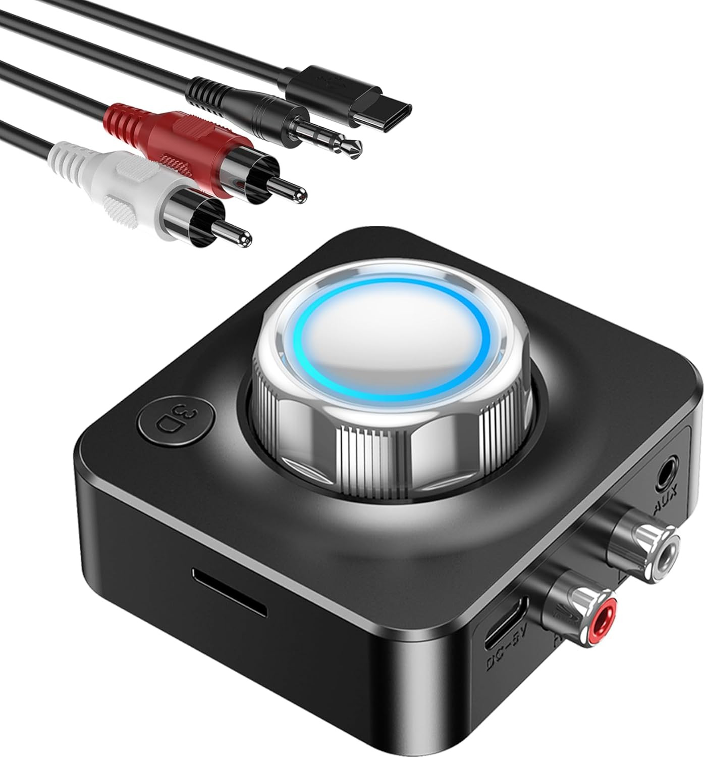 Bluetooth Receiver for Home Stereo, Bluetooth to RCA Adapter for Old Receiver wi