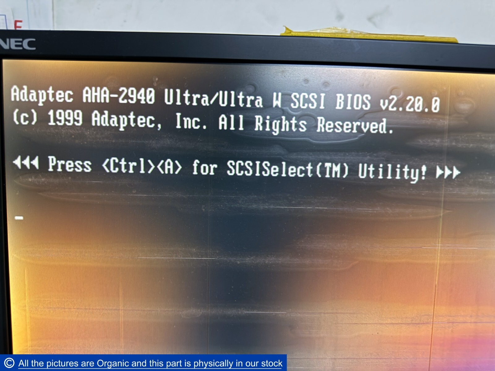 Adaptec AHA-2940W/2940UW PCI SCSI Controller BIOS v2.20.0 917306-18 Host Adapter