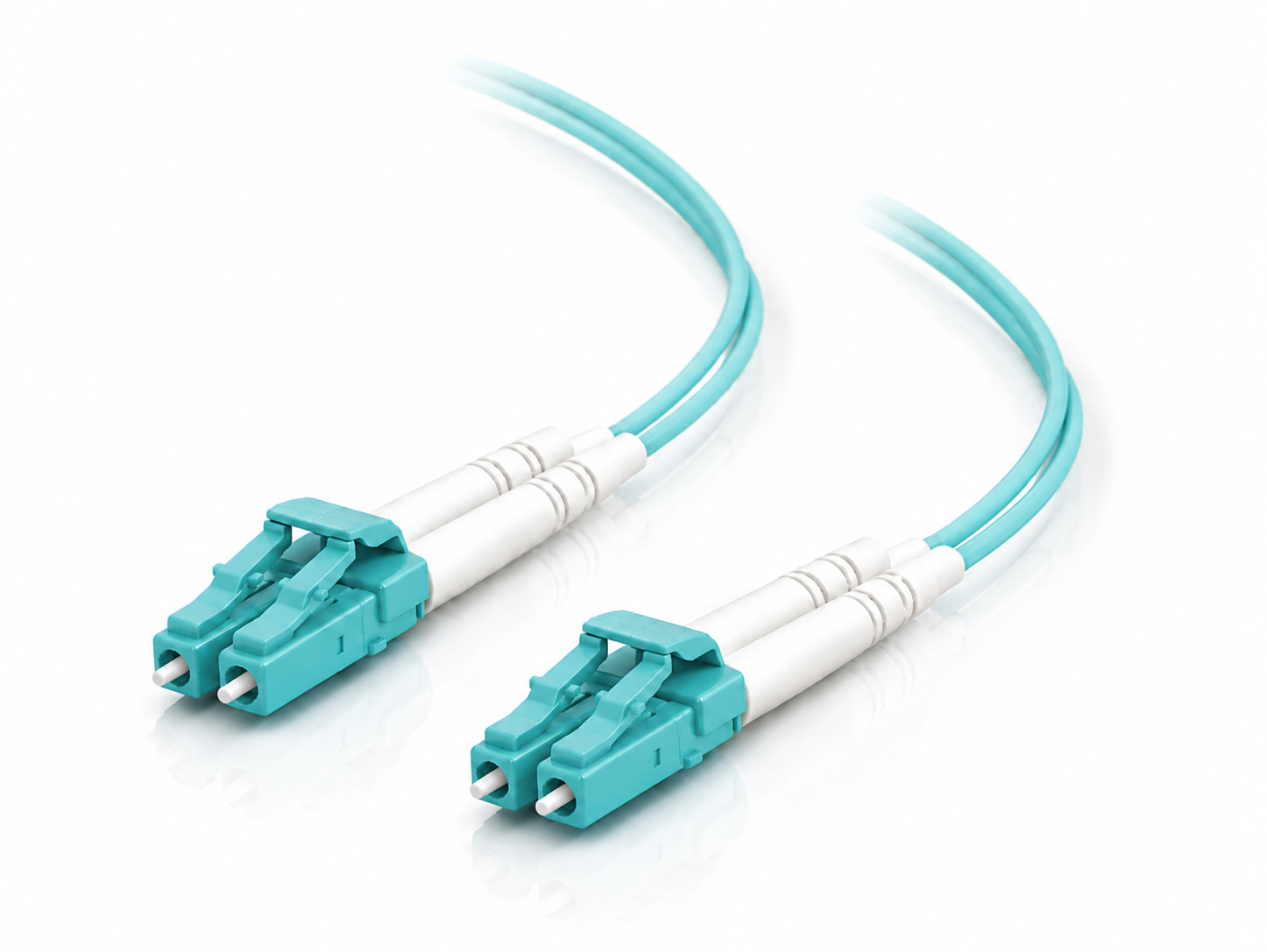 Any Connector Fiber Patch Cables OM3 Multimode Duplex Jumpers Bulk 1M - 30M