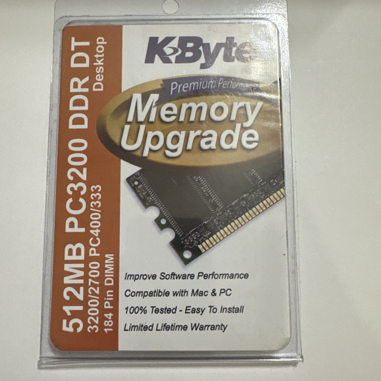 KByte Computer Memory Upgrade 512MB DDR PC3200/2700 PC400/333 184 Pin DIMM