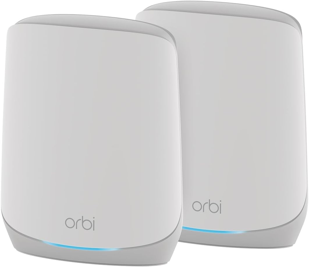 NETGEAR Orbi RBK752 Tri-Band Mesh Wi-Fi 6 System (Set of 2)