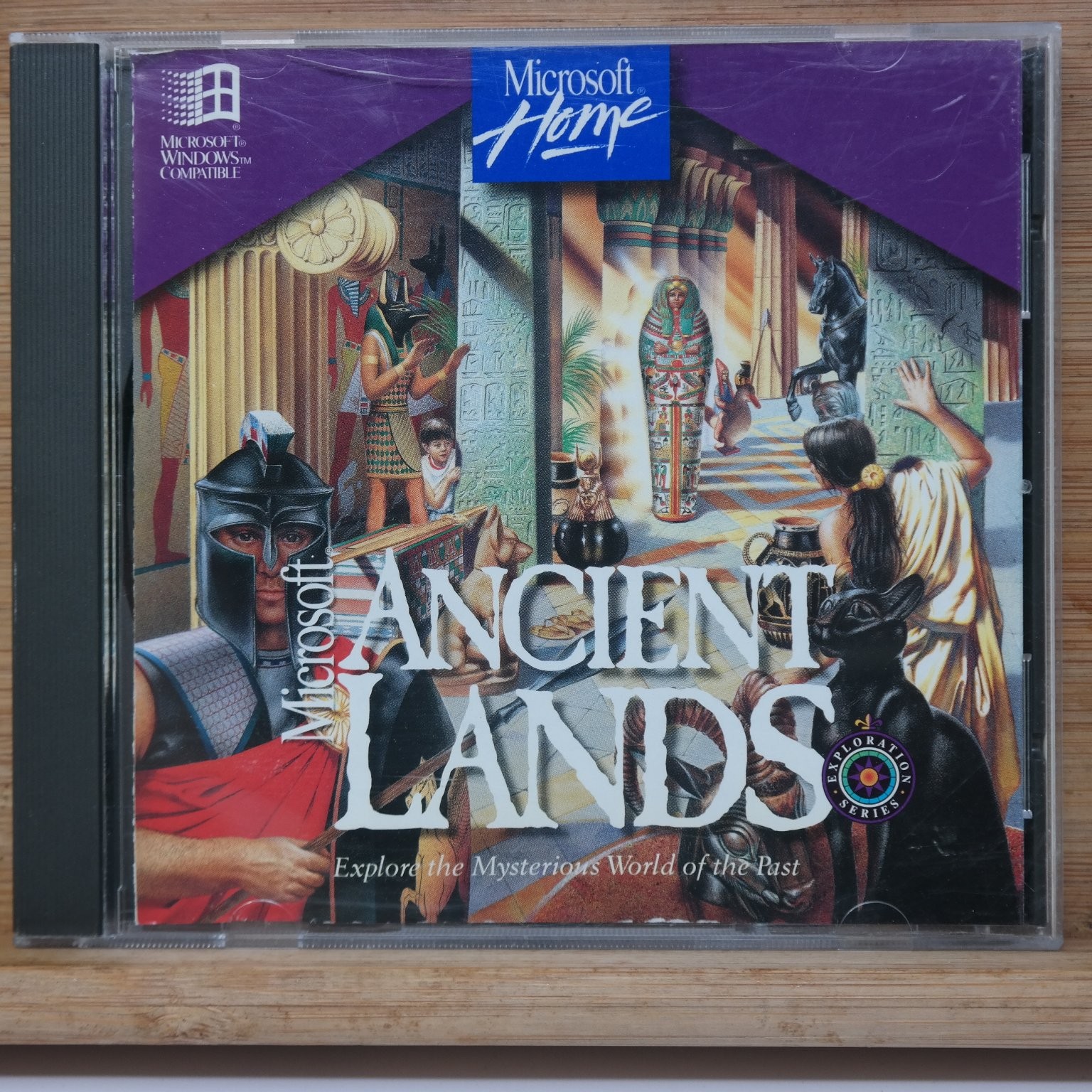 Microsoft Ancient Lands Cd-rom PC Windows 3.10 Ms-dos Exploration Series 1994
