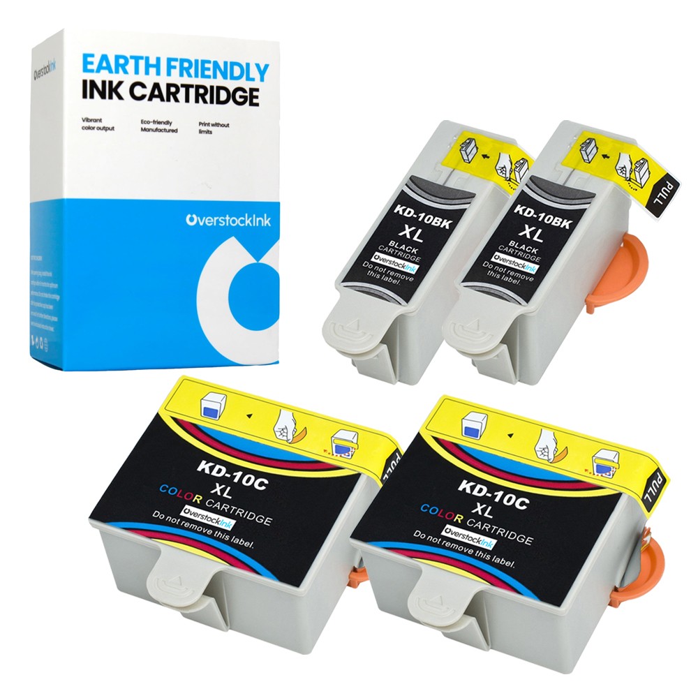 4PK Compatible OSI Printer Ink 10B 10C for Kodak ESP 9250, 6150, 5100, 5300