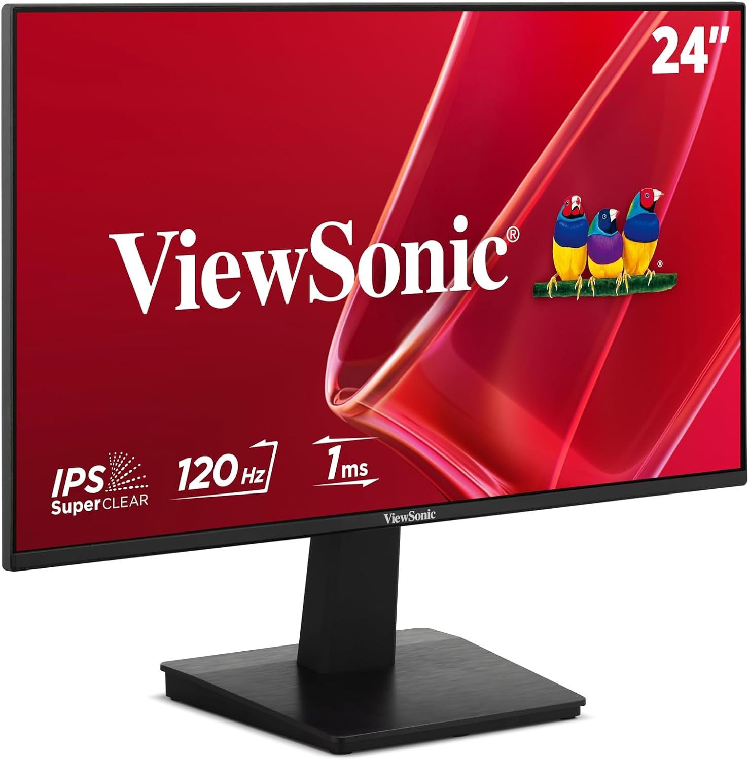ViewSonic VA2448-MH 24" 1080p Computer Monitor IPS 120Hz Display HDMI VGA