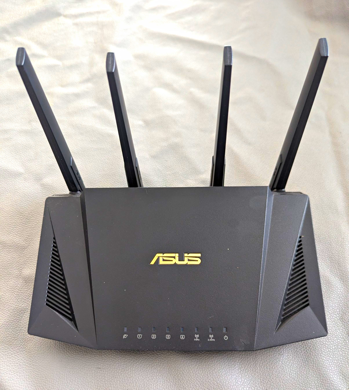 ASUS RT-AX3000 AX3000 WiFi 6 Dual Band Router, 4 LAN, USB 3.0 Black