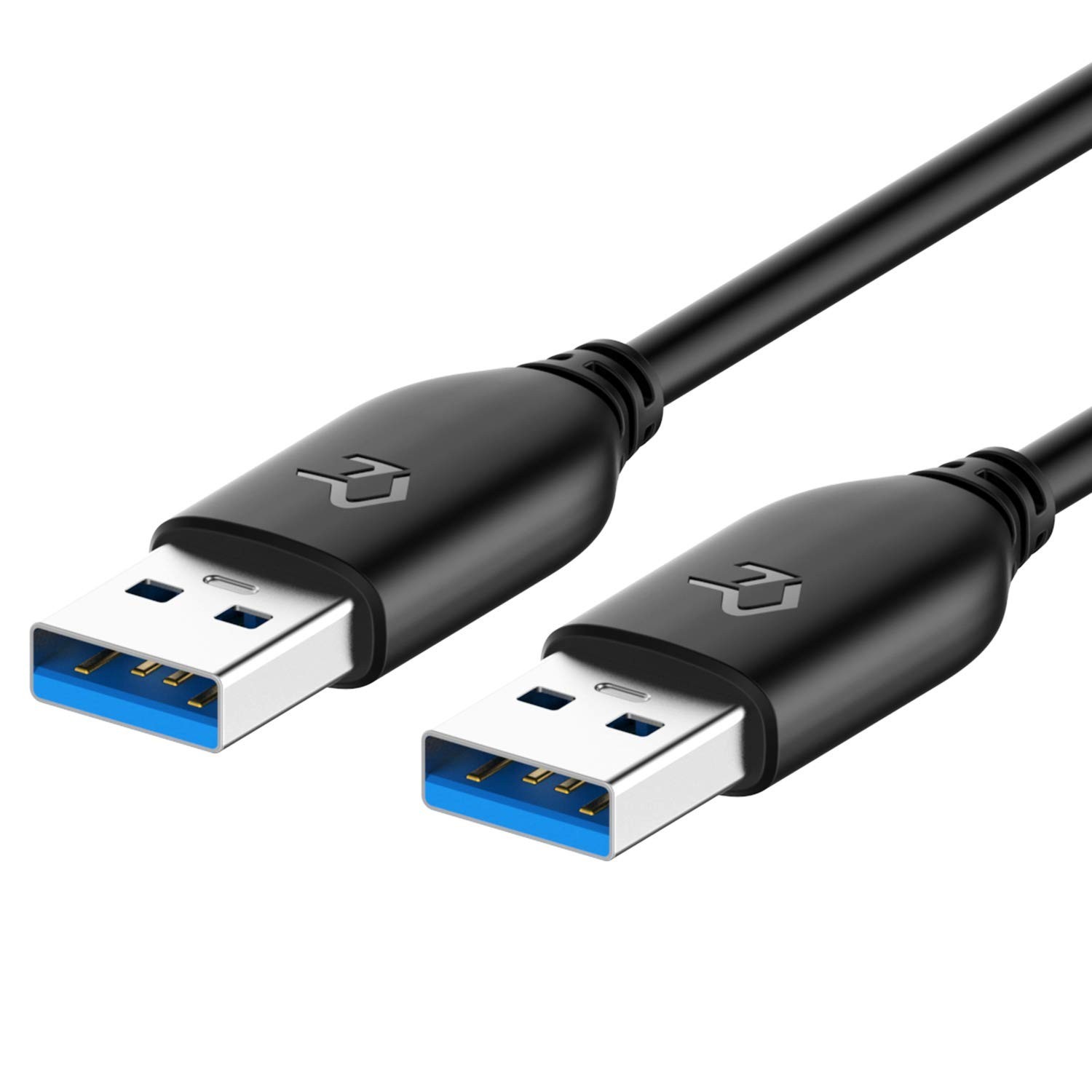 Rankie USB 3.0 Type A Male to Type A Male 6ft Cable, Black