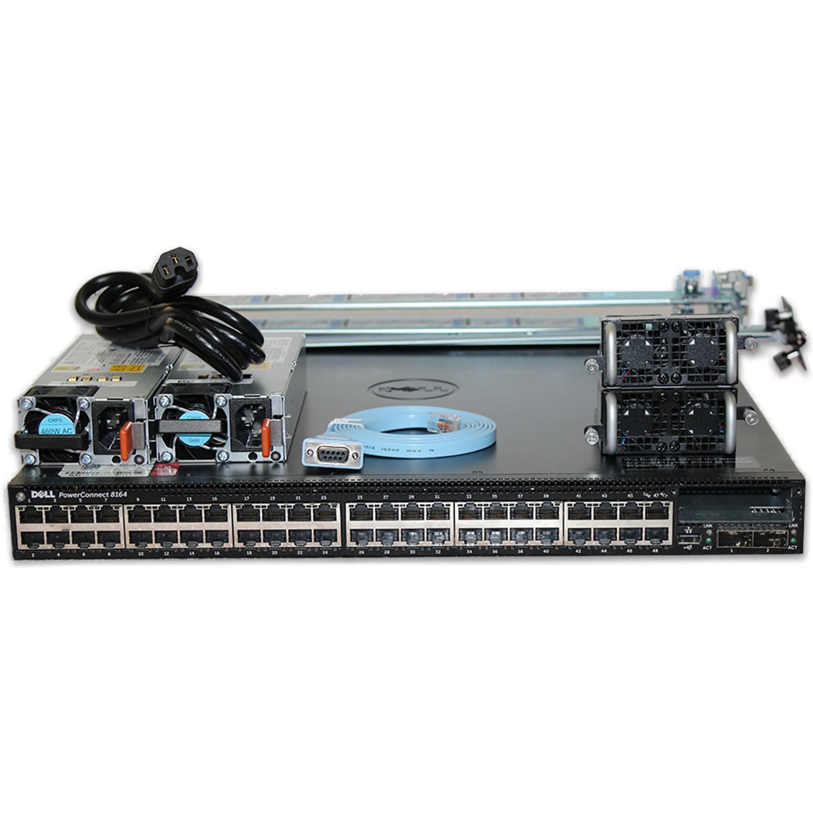 Dell PowerConnect 8164 48P 10GbE 2P QSFP+ Switch