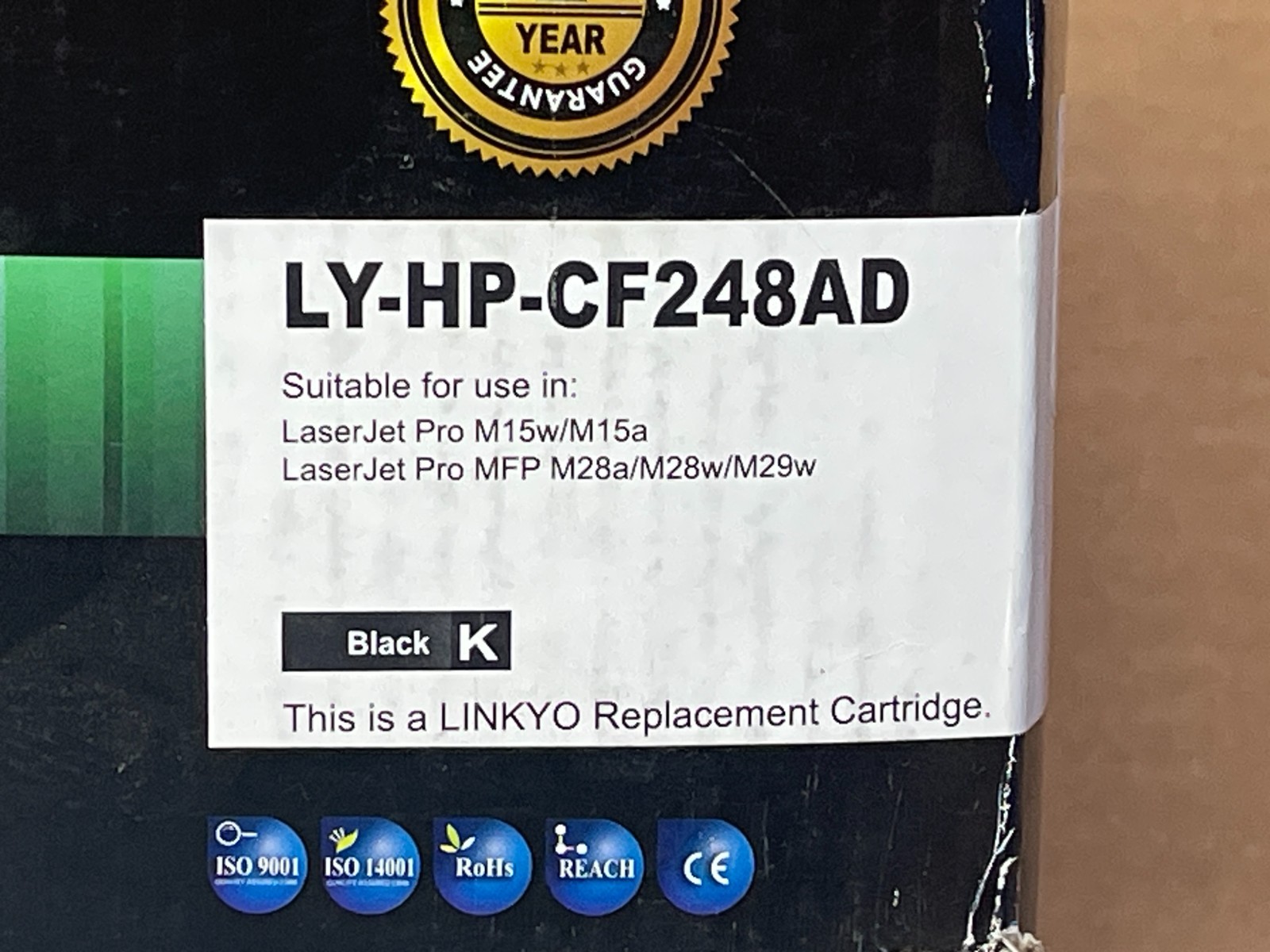 One Linkyo  LY-HP-CF248AD Compatible Black Ink Toner Cartridge Sealed