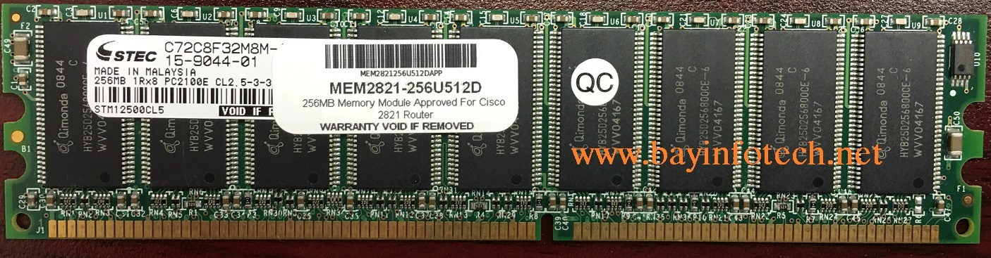 MEM2821-256U512D 256MB Memory Module Approved For Cisco 2821 Router