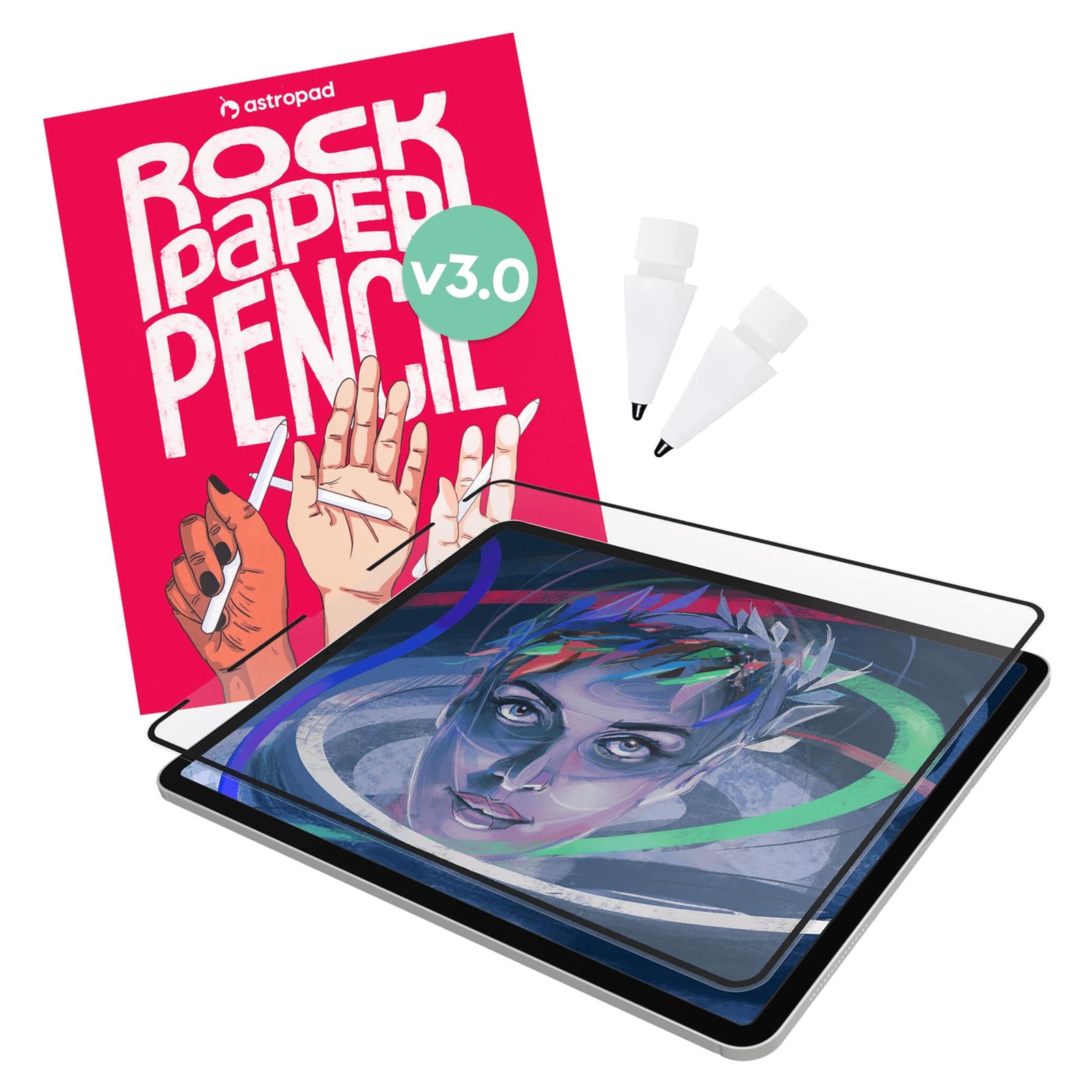 Rock Paper Pencil v3.0 Screen Protector for iPad Pro 13" M4 M5 & Air 13" M2 M3 M