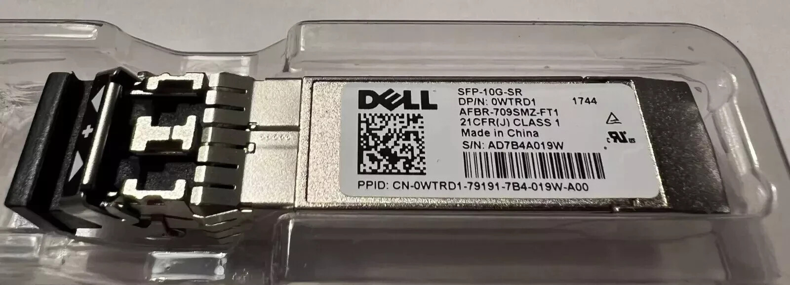 1 NEW Genuine Dell 407-BBOU SR/SW 331-5311 RK0CX SFP+ module w/60 daysWRTY