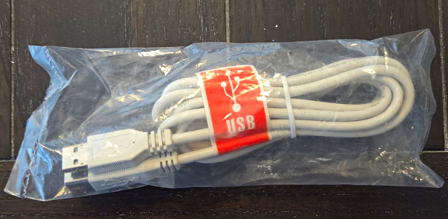 New 6ft USB 2.0 Printer Cable Type A to Type B White Data Sync Cord