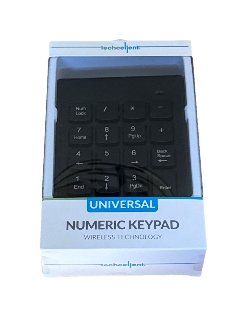 USB 2.4G Wireless Number Pad Numpad Numeric Keypad for Laptop Desktop PC 18Keys