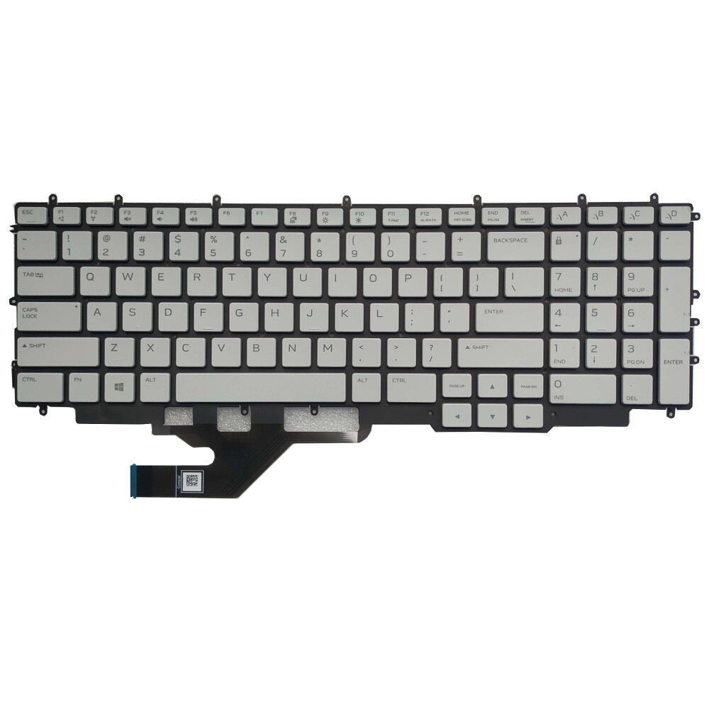 Laptop New For DELL G7 17 7700 Keyboard US With Backlit 0730HH