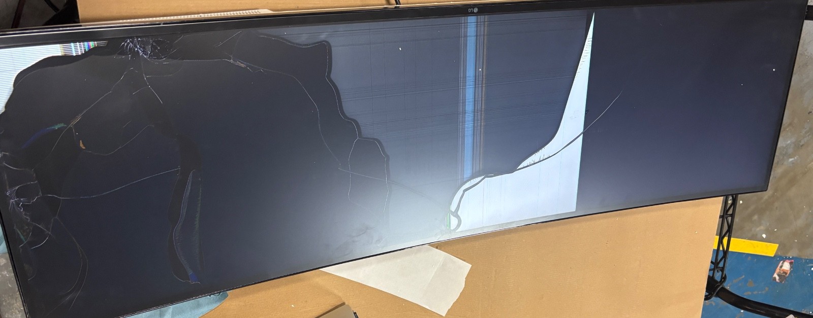 LG UltraWide 49 inch Widescreen IPS LED Monitor - 49WL95C CRACKED SCREEN (#496)