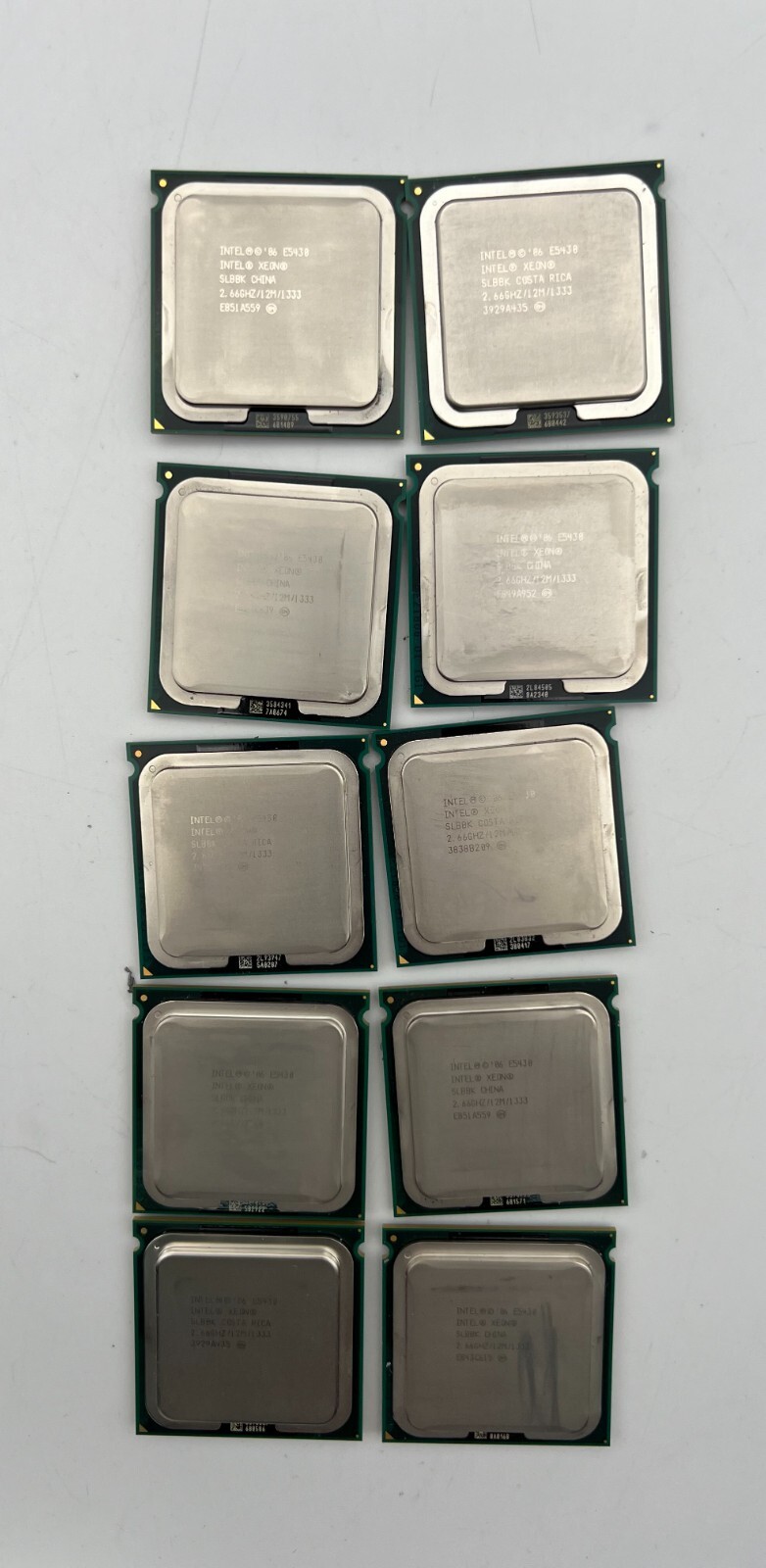Intel Xeon E5430 SLBBK 2.66GHz 12MB Cache Socket 771 CPU Processor *LOT OF 10*