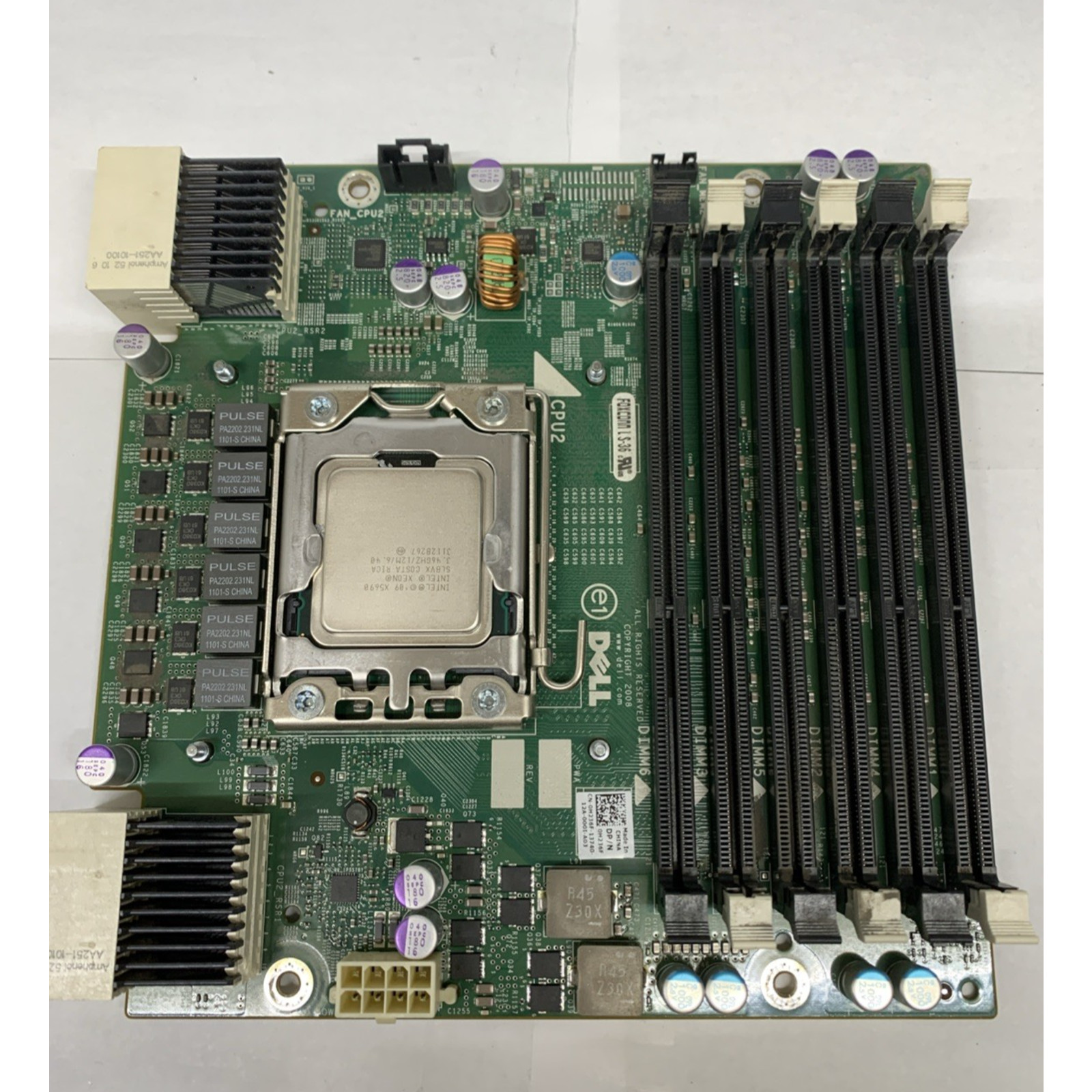 Dell Precision T7500 2nd Processor Memory Board 0H236F + Intel Xeon X5690 CPU