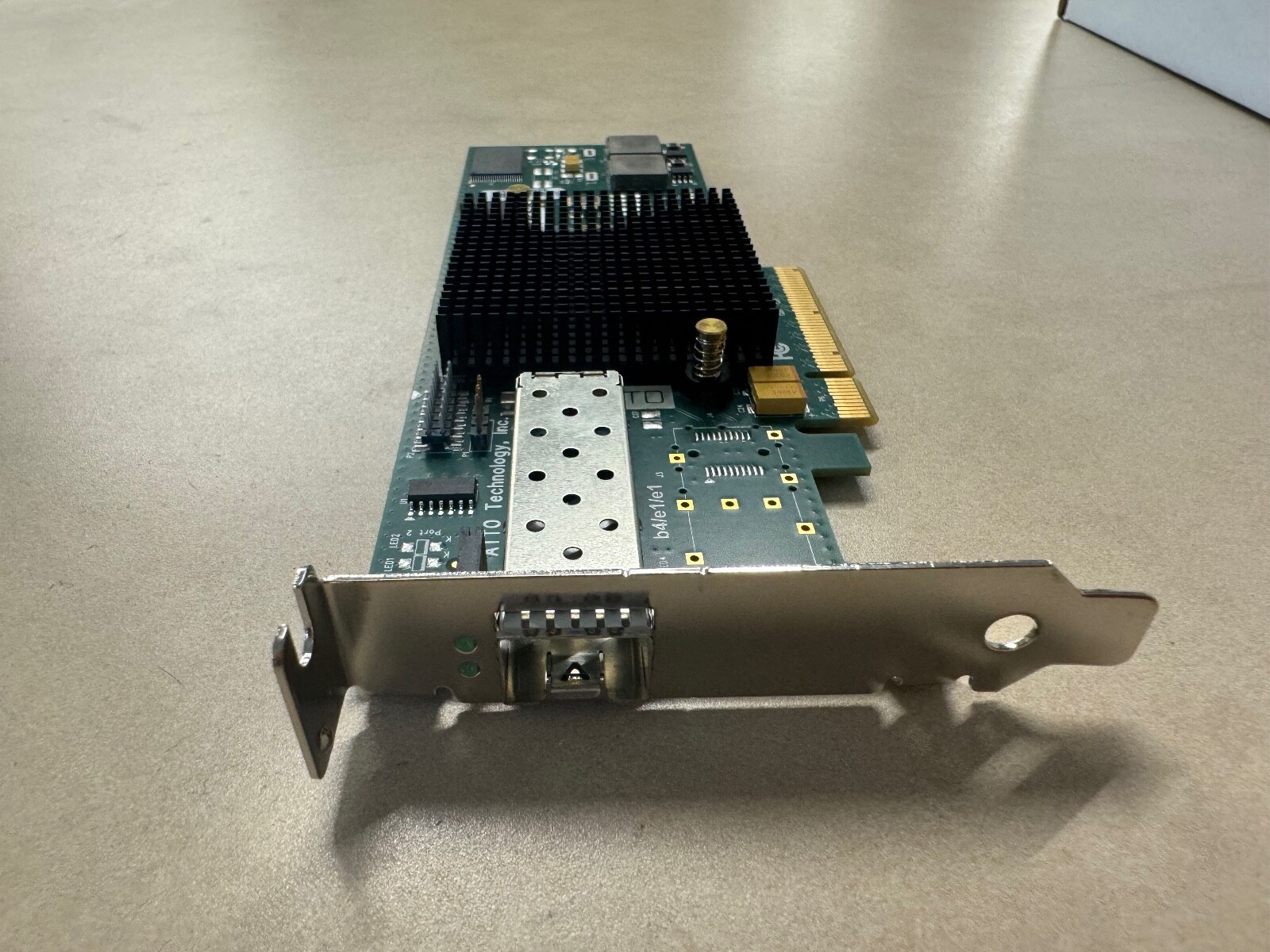 Lot of 2x Genuine ATTO FC81EN b4/e1/e1 PCI Expansion Card Short Profile Bracket