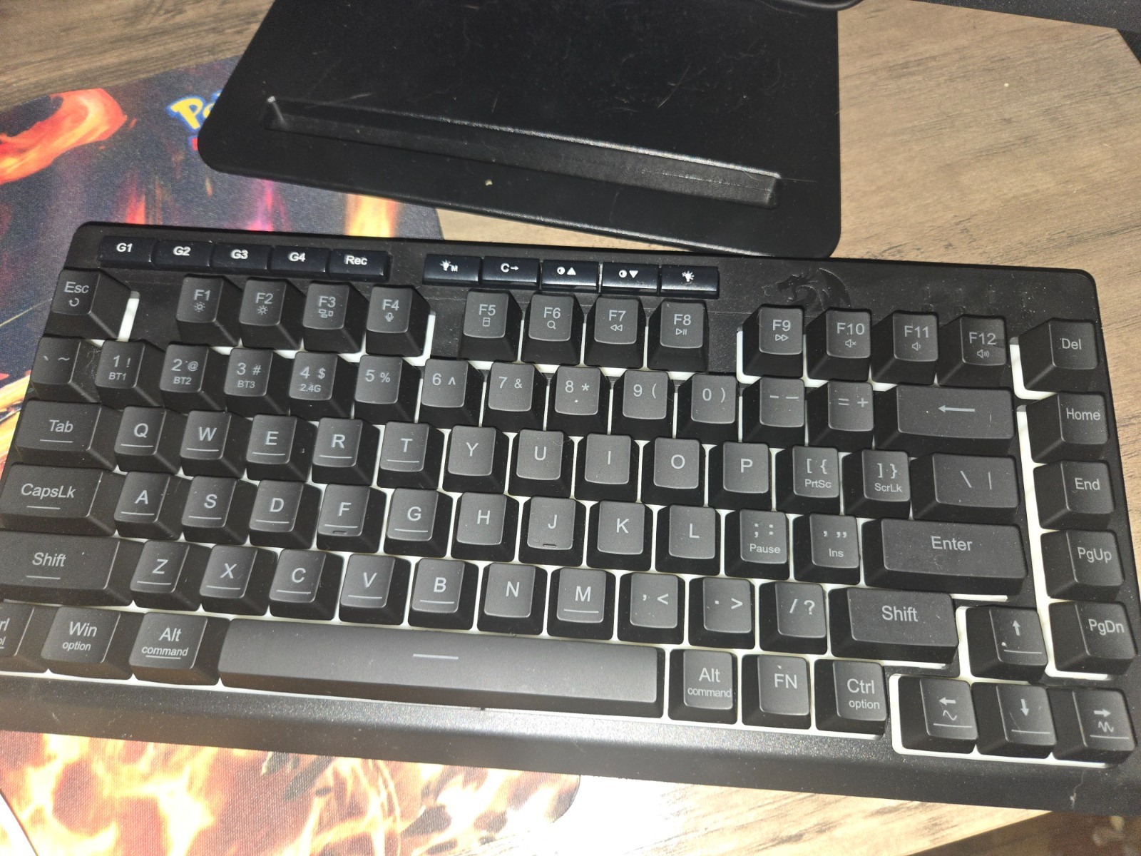 Redragon Wireless Gaming Keyboard 75%, Black