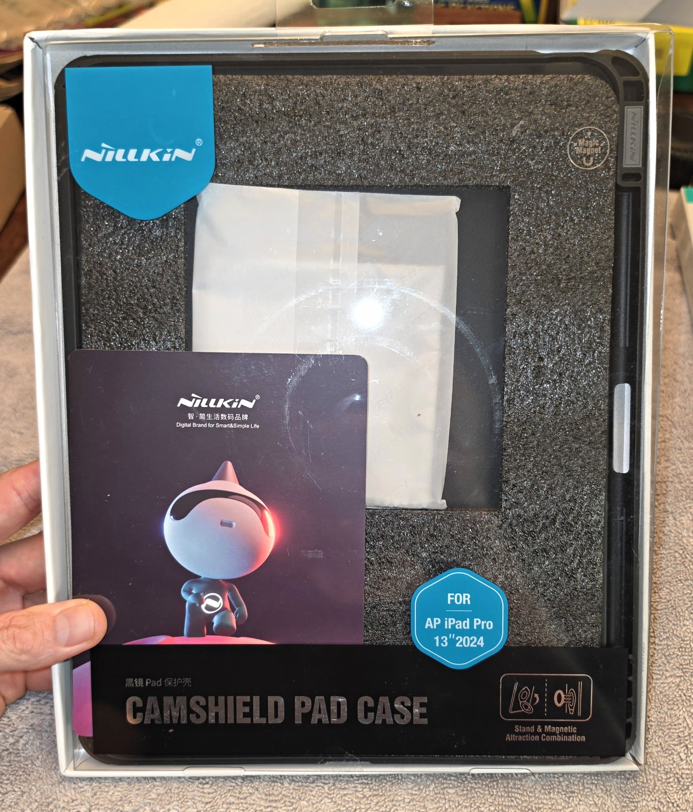 Nillkin CamShield iPad Pro 13-Inch Case, Sliding Camera Cover for 2024 (M4)