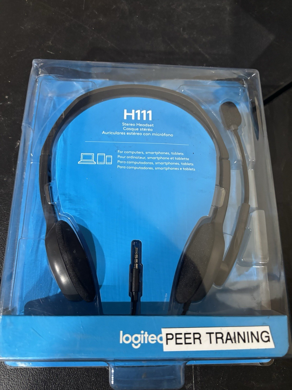 Logitech H111 Stereo Headset with Microphone 3.5mm Wired Headphones