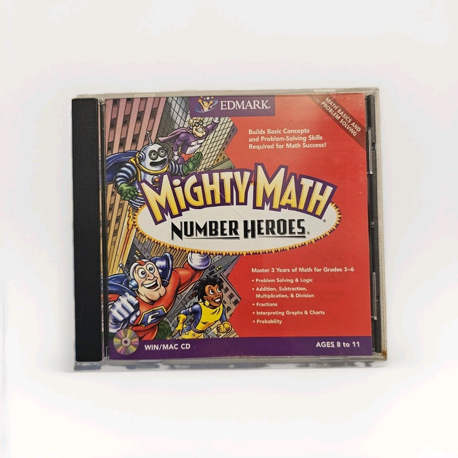 Mighty Math Number Heroes Educational Ages 8-11 Math Basics & Problem Solving