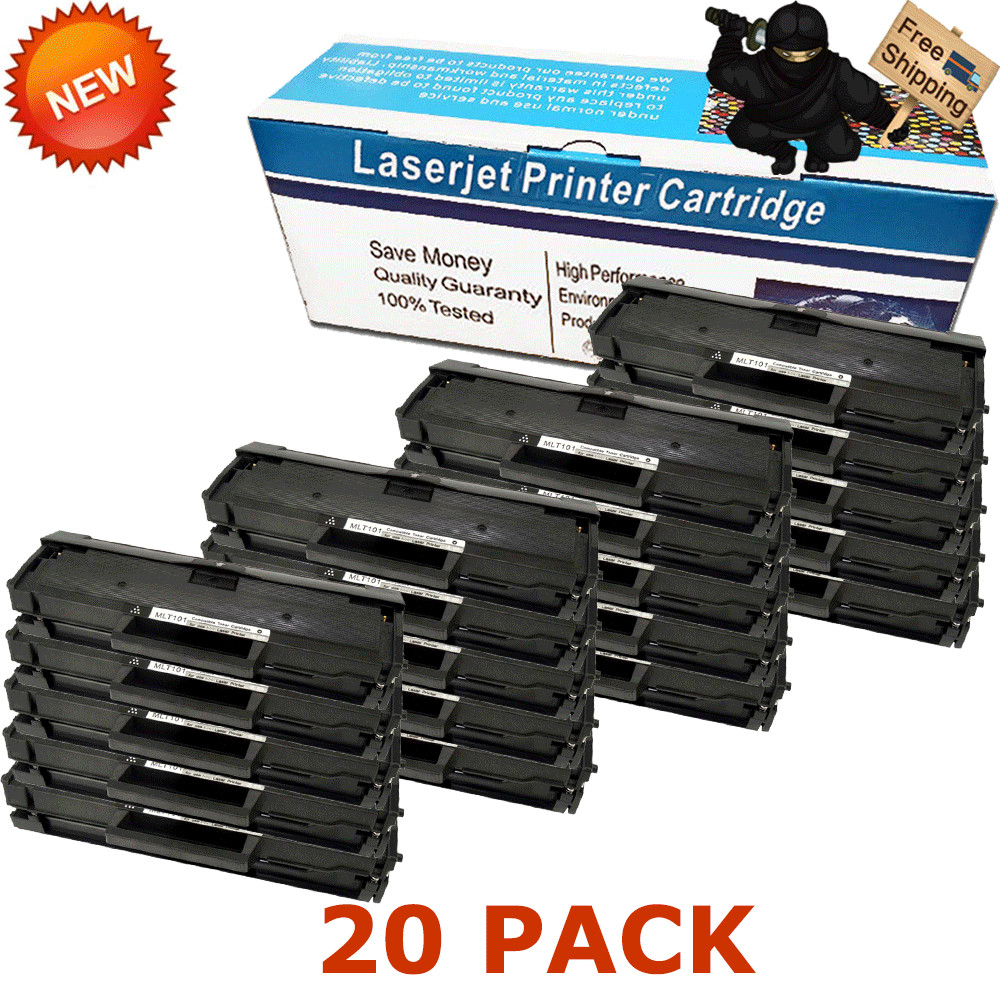 20PK MLT-D101S MLTD101S Toner Cartridge For Samsung 101 ML-2160 ML-2165 ML-2165W