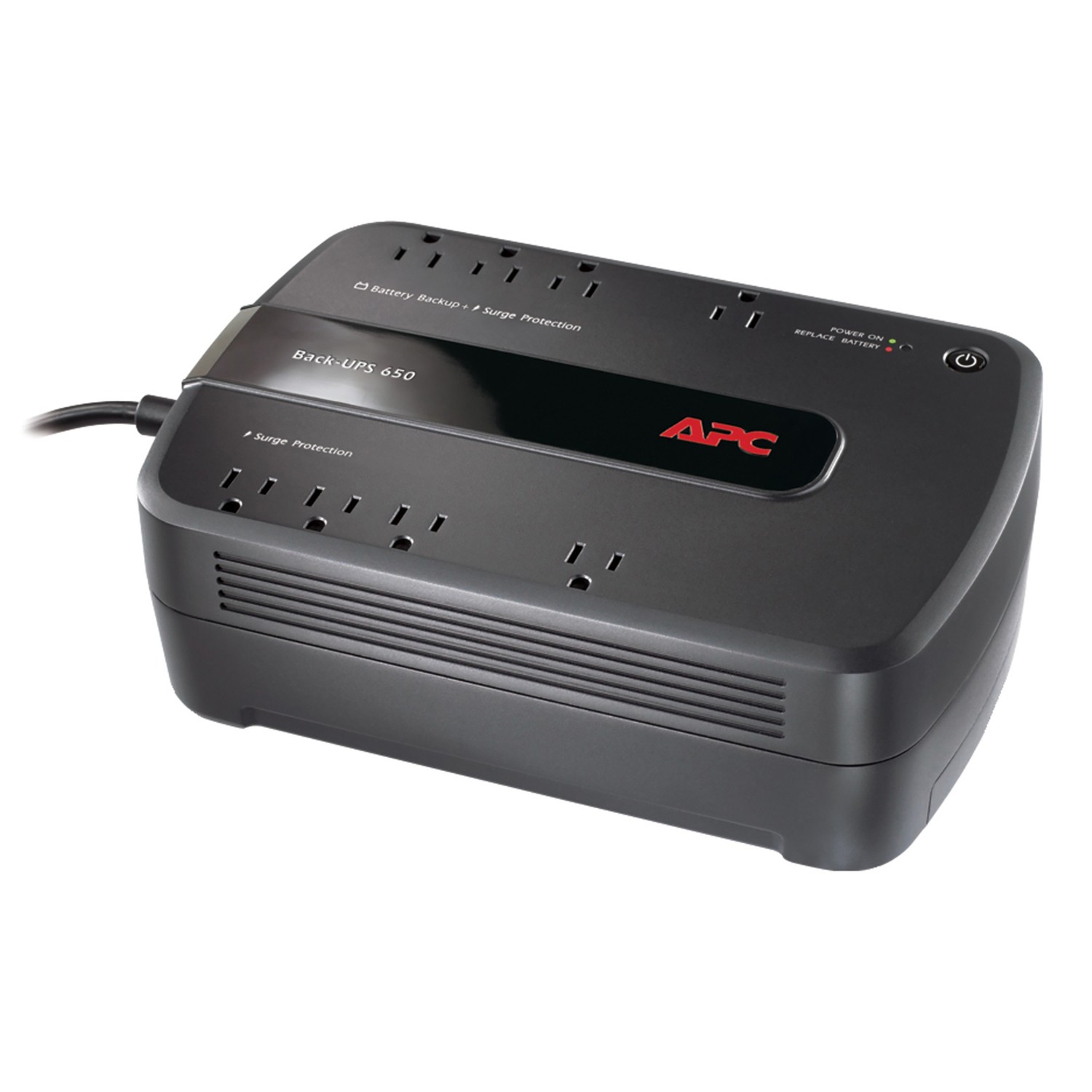 8-Outlet Data Line 650VA/390W PC Gaming Networking Back-UPS 340J BE650G1