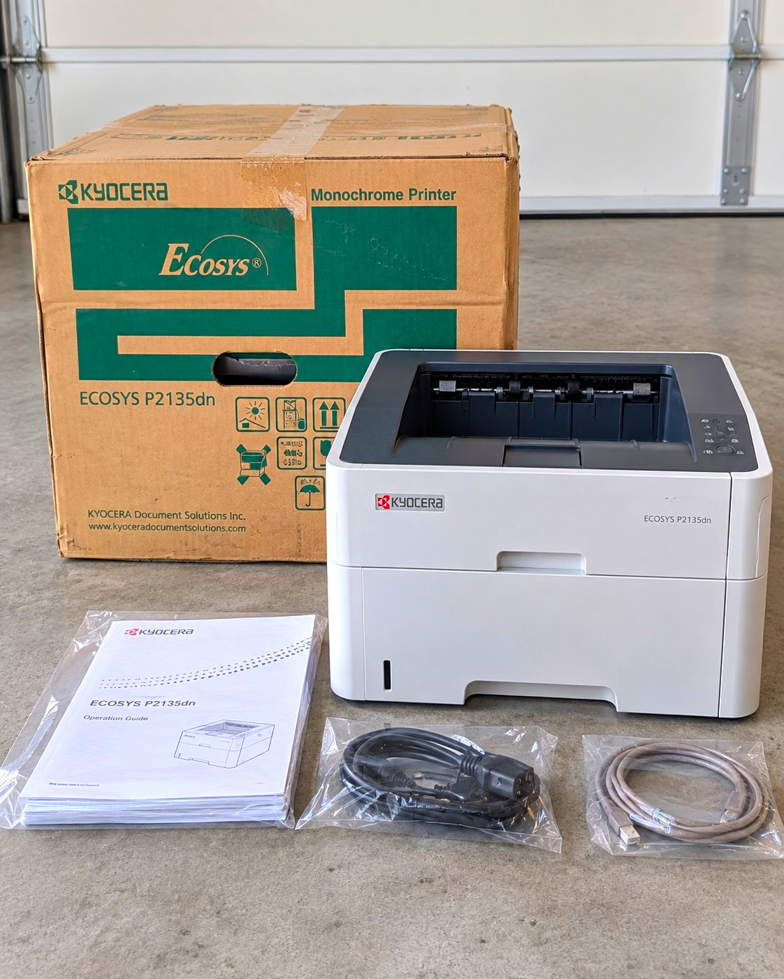 Kyocera ECOSYS P2135dn Mono Laser Printer Duplex Network 35 ppm