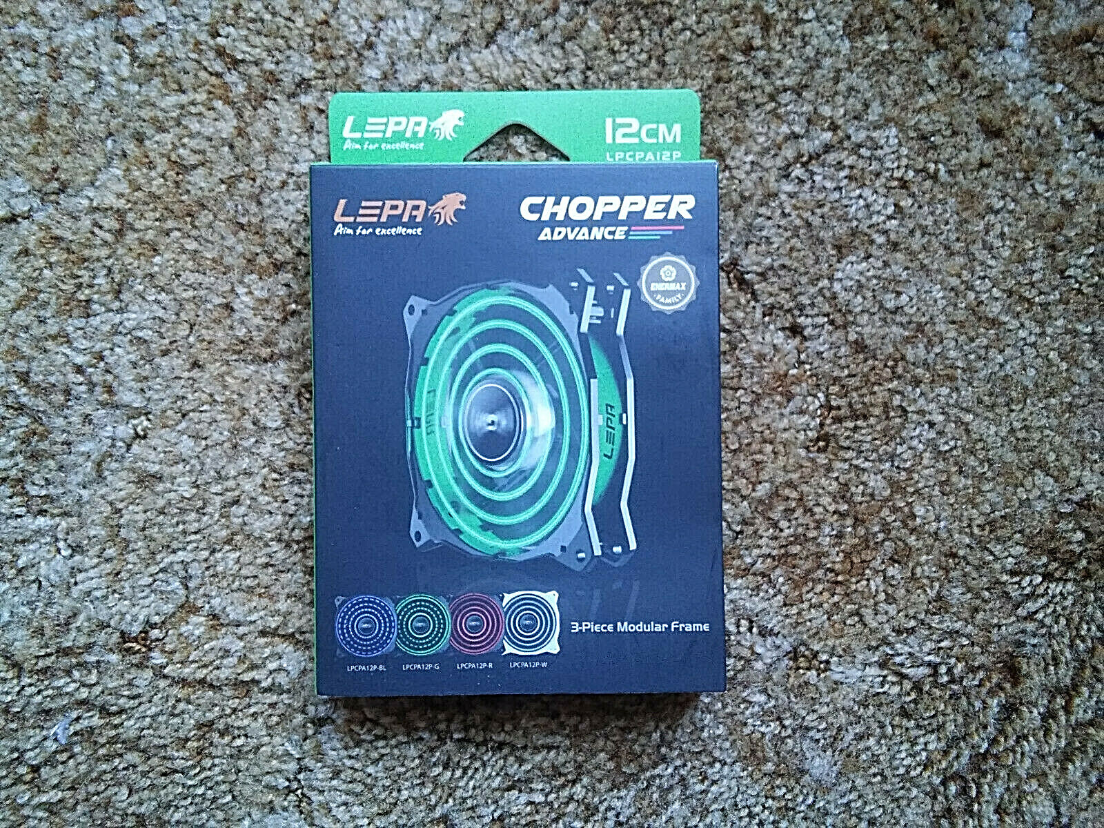 LEPA Chopper Advance 120mm Modular 600-1500RPM LED Lighting Effects Quiet Fan