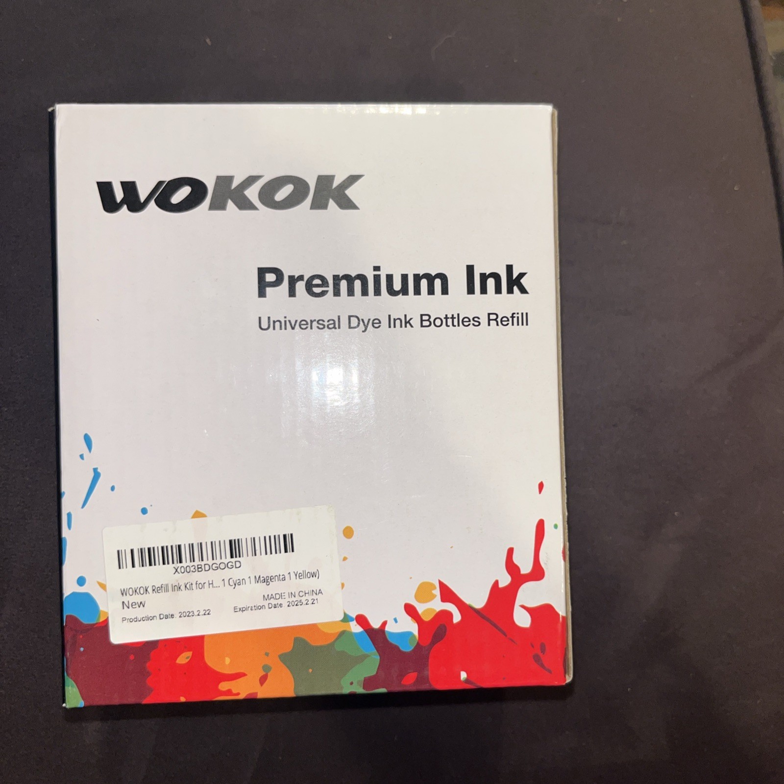  WOKOK Premium Ink Universal Refill Kit- Expiration 2-21-25