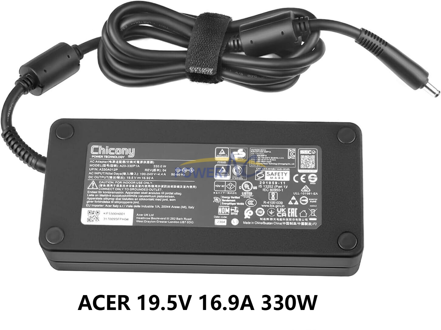 OEM Original 330W AC Adapter for Acer Predator Helios 18 PH18-71-90MU GAMING PSU