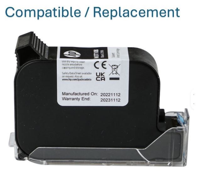 W3T10B Black 2590 HP2590 Compatible Inkjet Cartridge Fast Dry