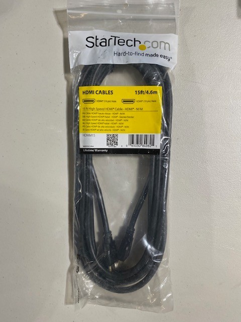 StarTech HDMM15 15' HDMI Cable - M/M - NEW