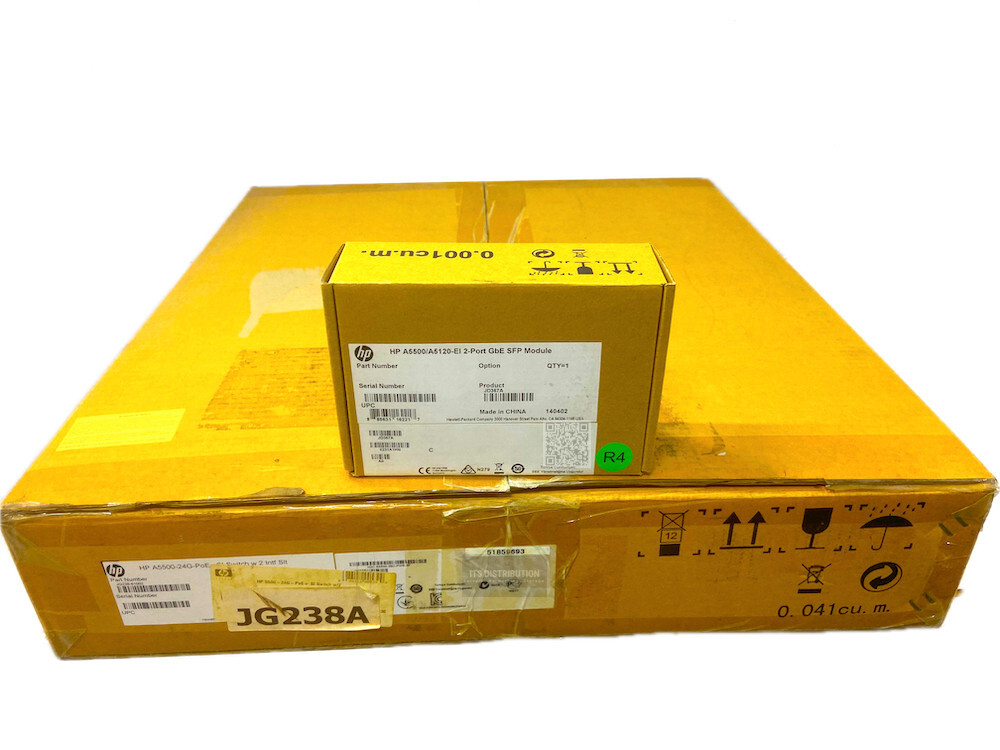JG238A I Open Box HP 5500-24G-PoE+ SI Switch w/ 2 Interfaces + JD367A Module
