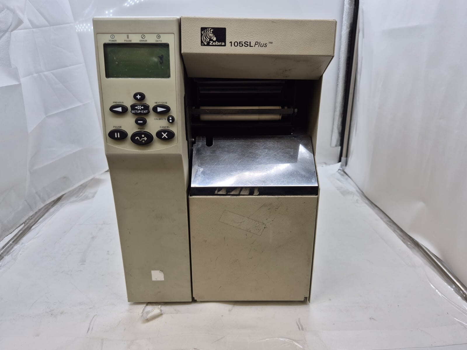Zebra 105SL Plus Industrial Thermal Transfer Label Printer W/ Ribbon