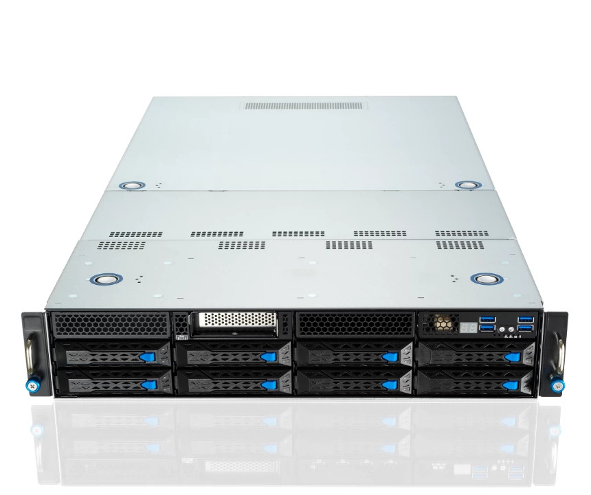 ASUS ESC4000-E10 Server 8X3.5"With 2x Xeon Gold 6330N /512G RAM/ 4X RTX 3090 24G