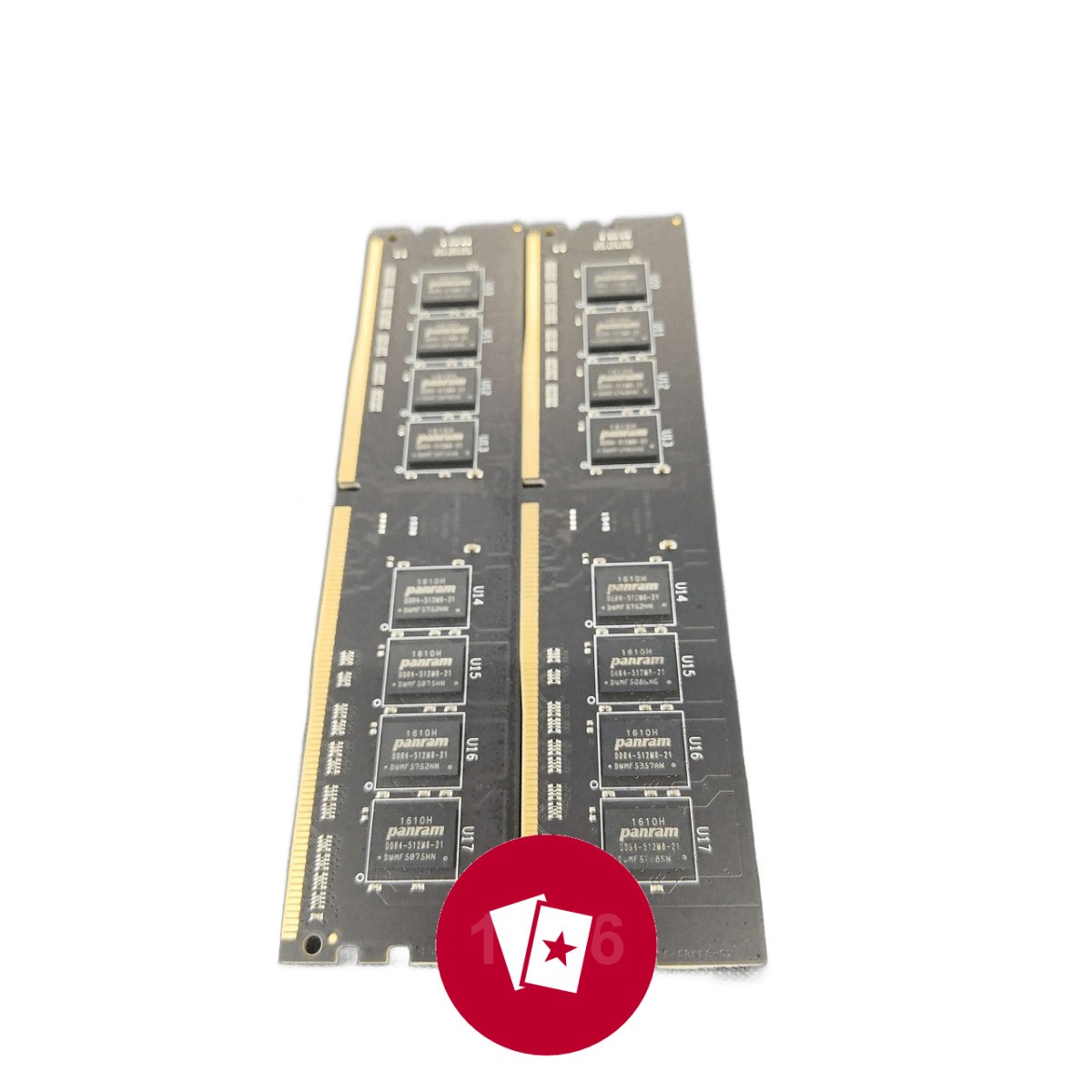 PAMRAM Memory 8GB x 2 Set DDR4 PC4-17000 RAM Module Used Japan W4U2133PS-8G