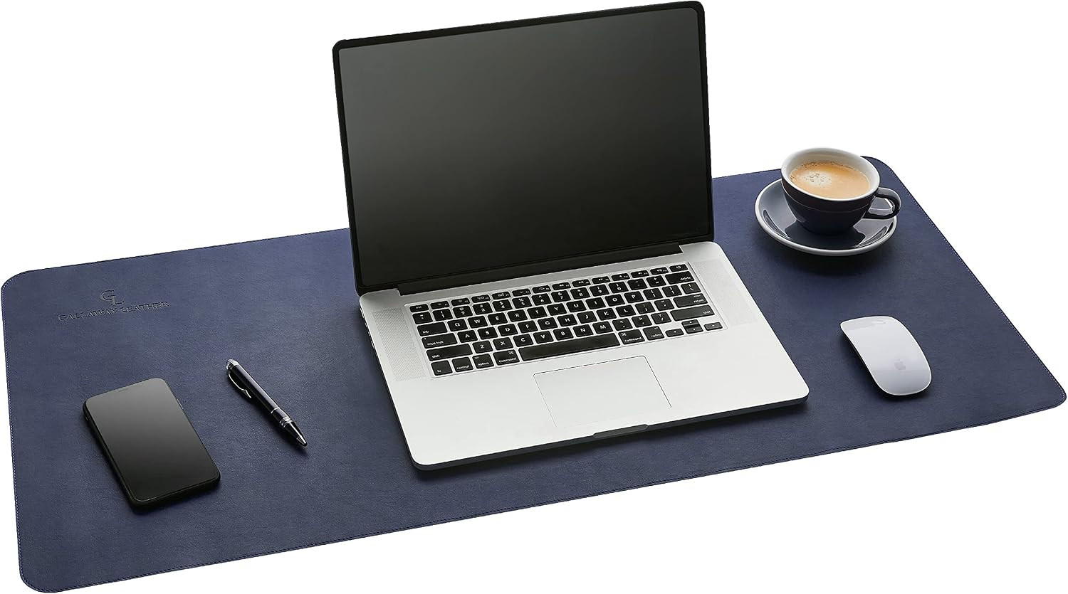 Desk Mat,Desk Writing Pad - Office Desk Pad, Large 36" X 17" Navy Blue, Desk Mat