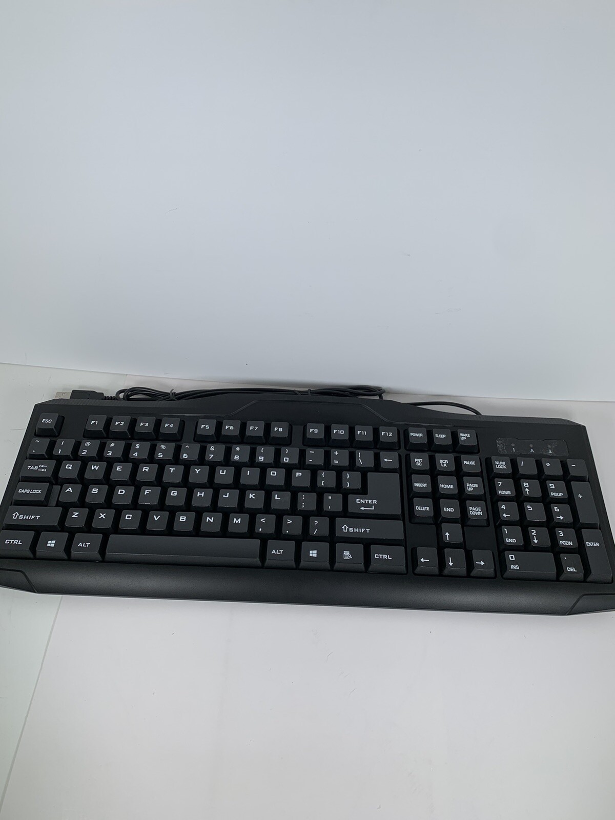 iMicro KB-US9851 107-Key USB Wired Keyboard Black NEW OPEN BOX ERGONOMIC